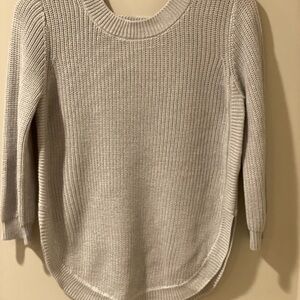 Harper Women's Light Gray Crew Neck Sweater